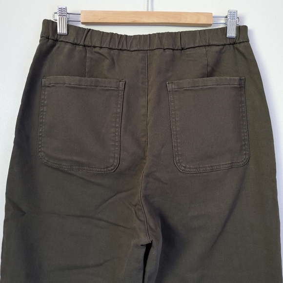 Roots Utility Pants French Terry Patch Pocket Ankle Length Size 8 - Picture 11 of 15